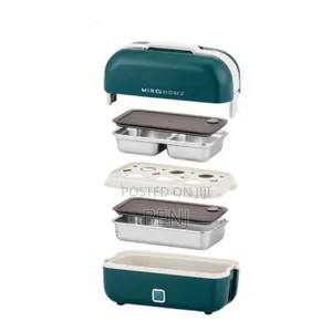 Steam Heatup Lunchbox | 2 Layer Electronic Skillet | Direct