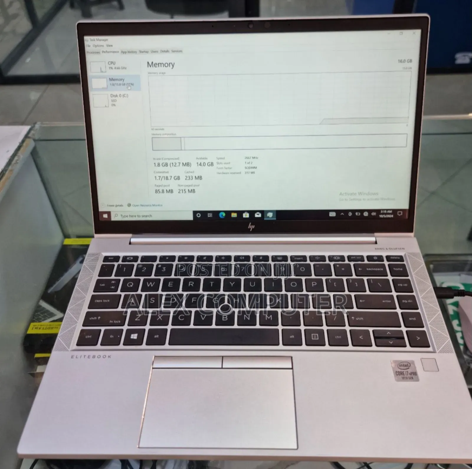 New Laptop HP EliteBook 840 G7 16GB Intel Core I7 SSD 512GB