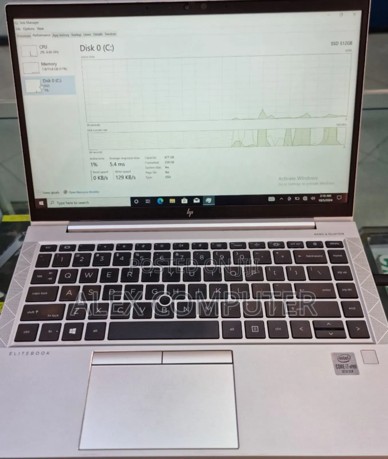 New Laptop HP EliteBook 840 G7 16GB Intel Core I7 SSD 512GB