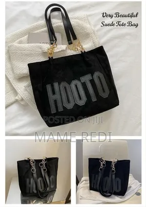 Beautiful Hooto Suede Tote Bag