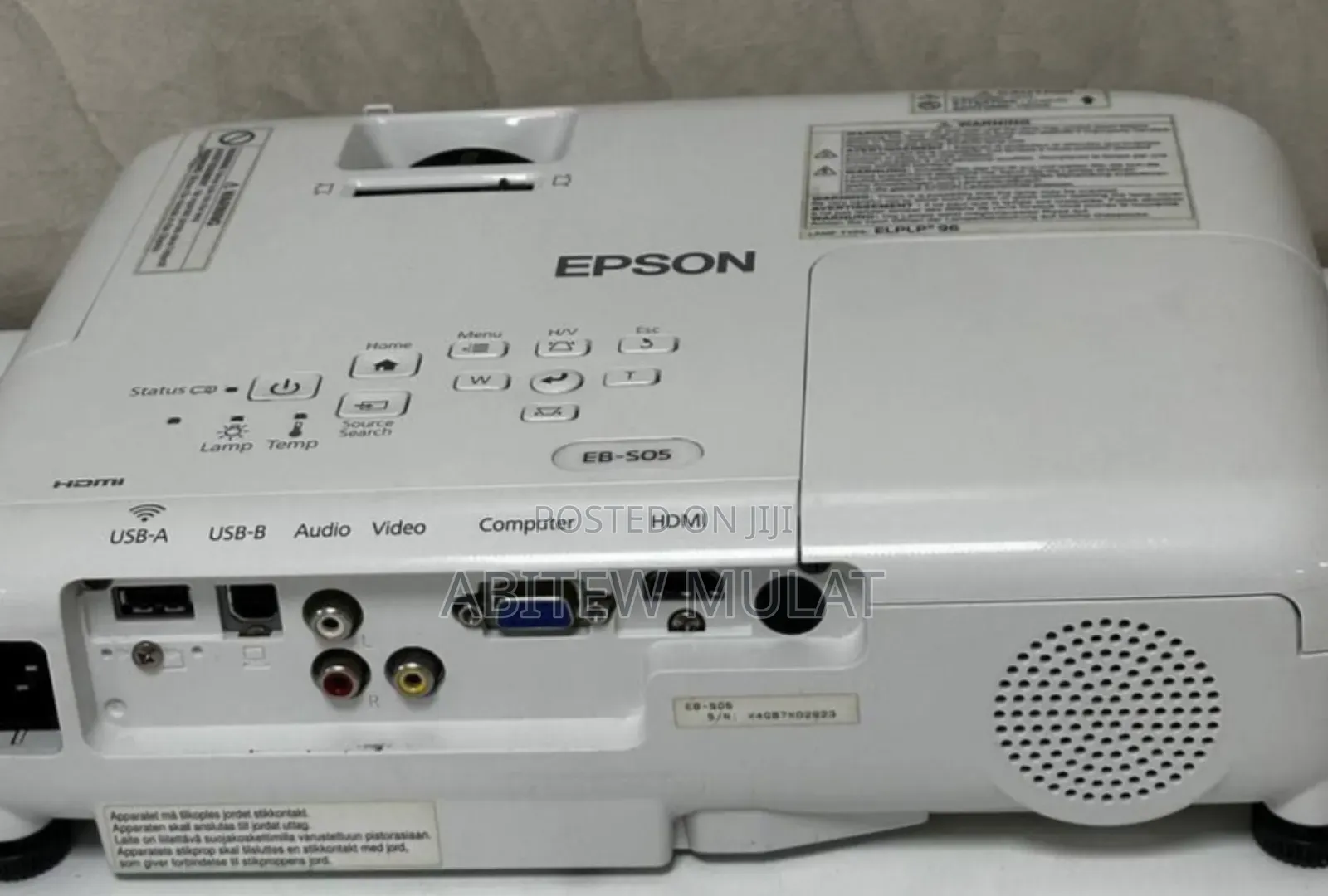 Epson Projector Model Name: EB-S05