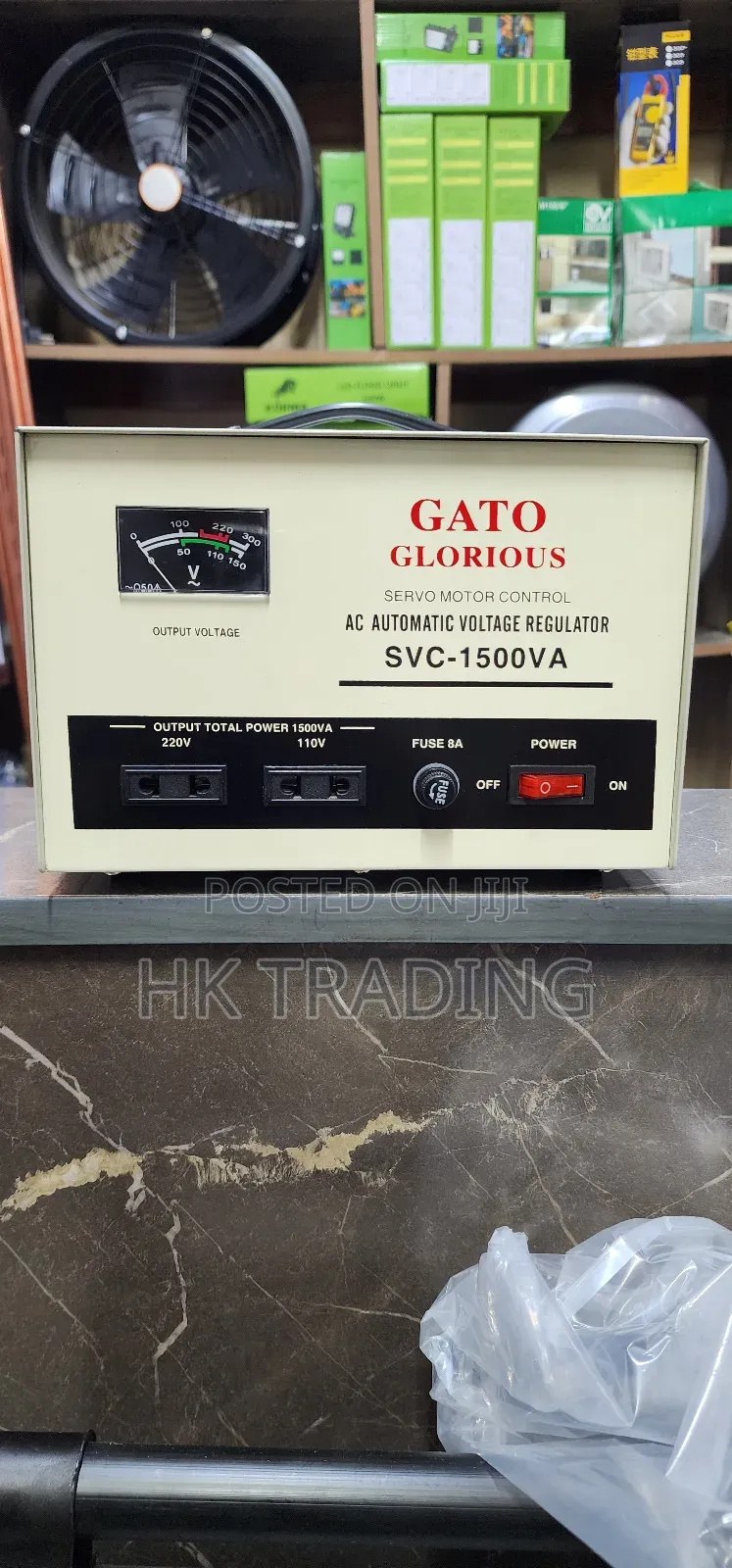 New Original Stabilizer Gato Glorious 1500w ኦርጅናልየኤሌክትሪክሀይልመቆጣጠርያ