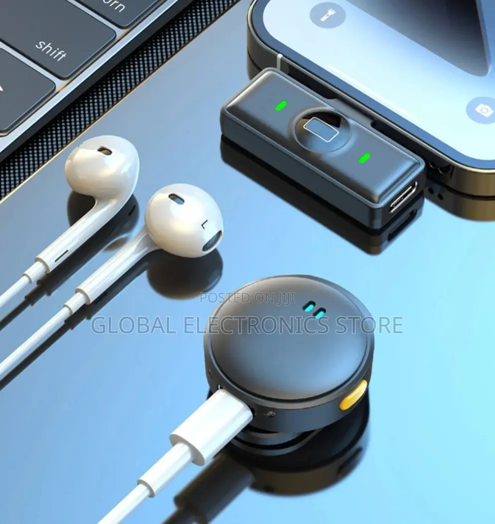 Mini Dual Lavier Wireless Microphone With Charging Case