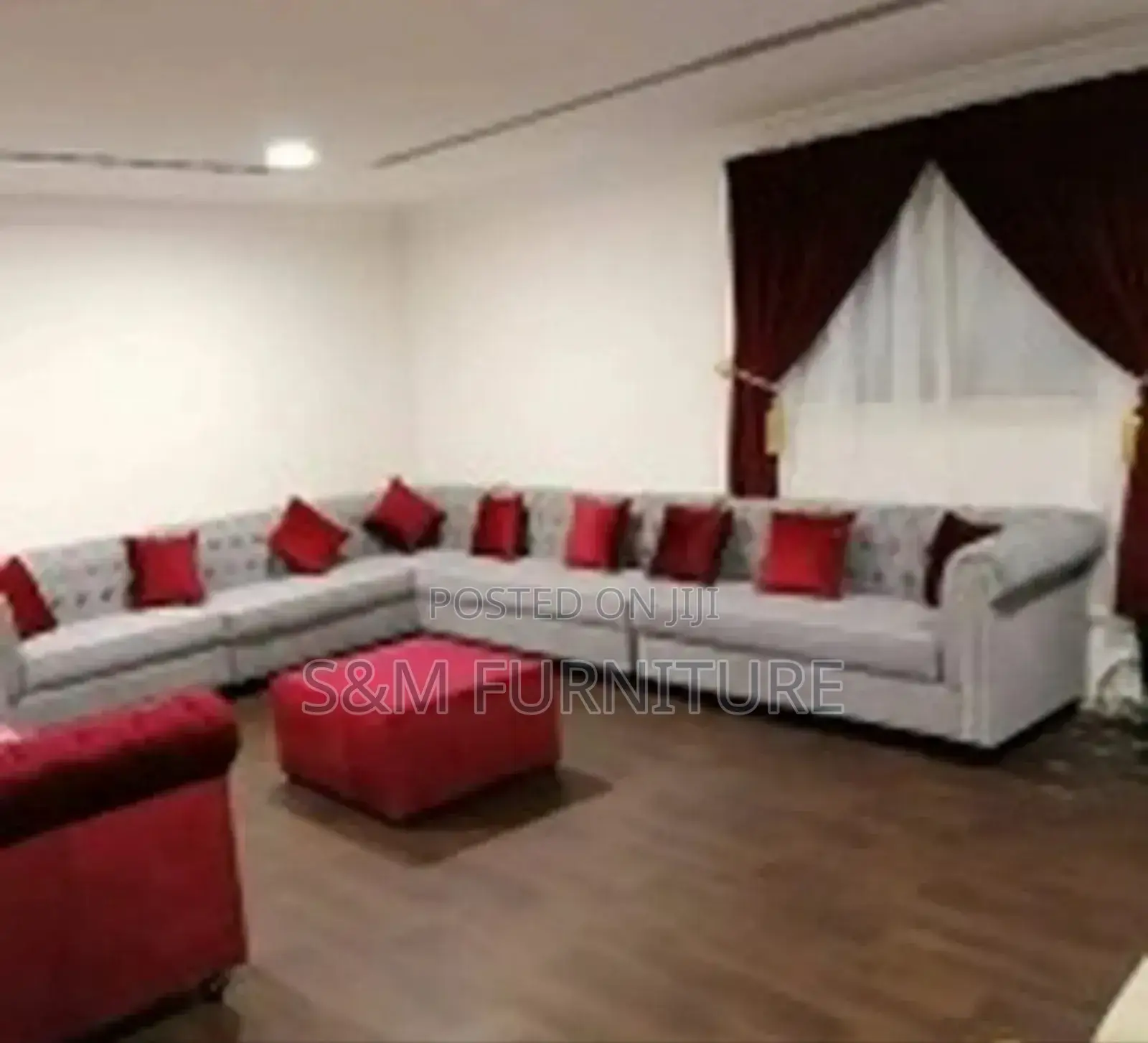 11 Seater L Shape Sofa for Huge Salons With Table