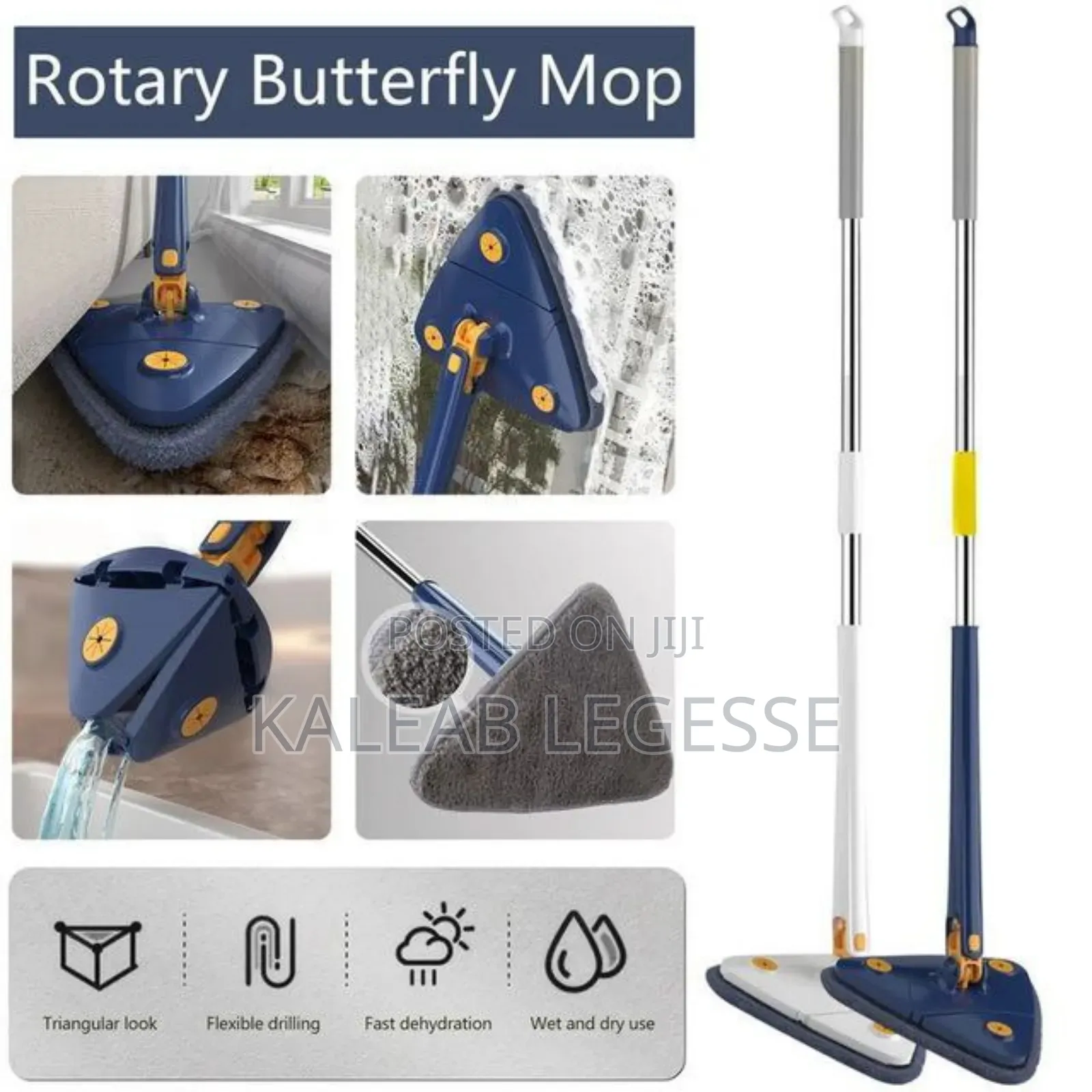 360° Rotating Self Squeez Mop