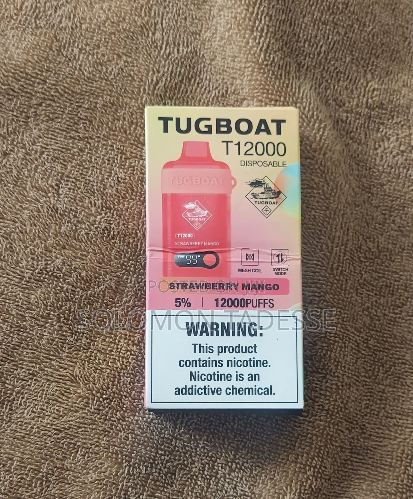 Vap Tugbot 12000puff