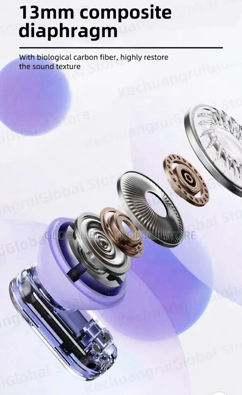 Monster Airmars Wireless Earbud, V5.3 Noise Cancelleing