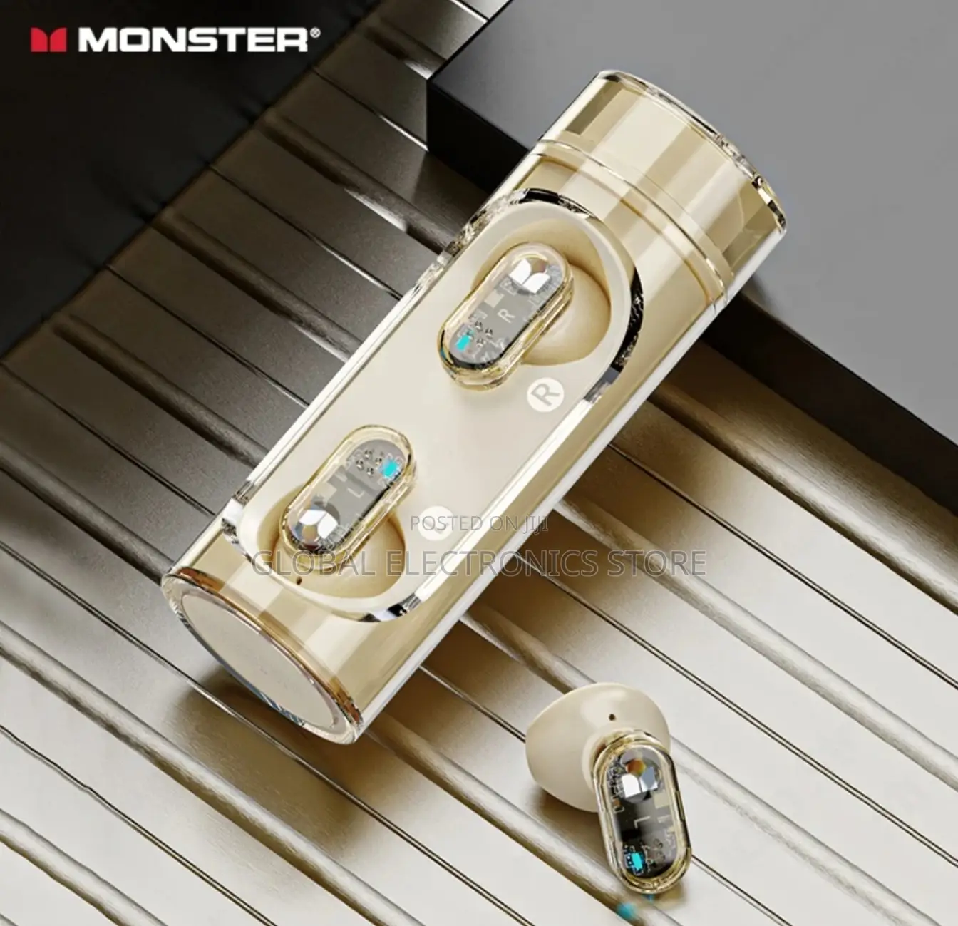 Monster Airmars Wireless Earbud, V5.3 Noise Cancelleing