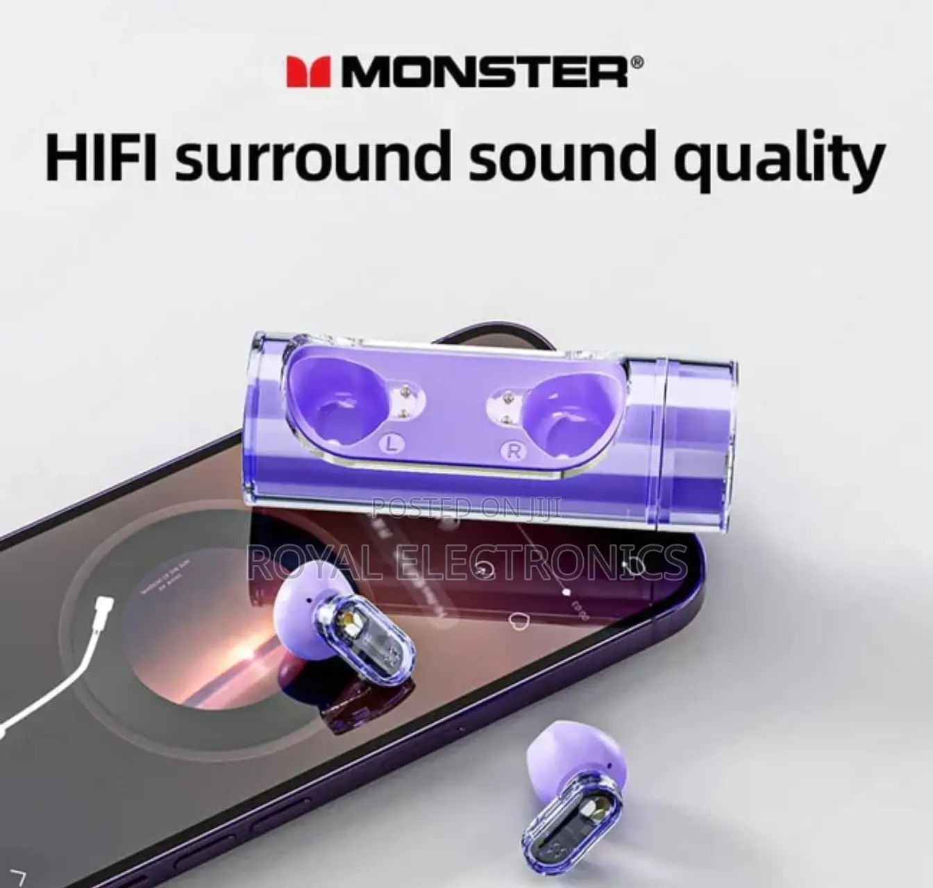 Monster Airmars Wireless Earbuds With Low Latency Dual Enc