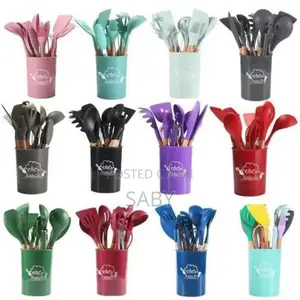 Photo - 12pcs Silcone Kitchen Utensils Set