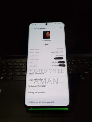 Samsung Galaxy S21 Ultra 5G 128 GB Black