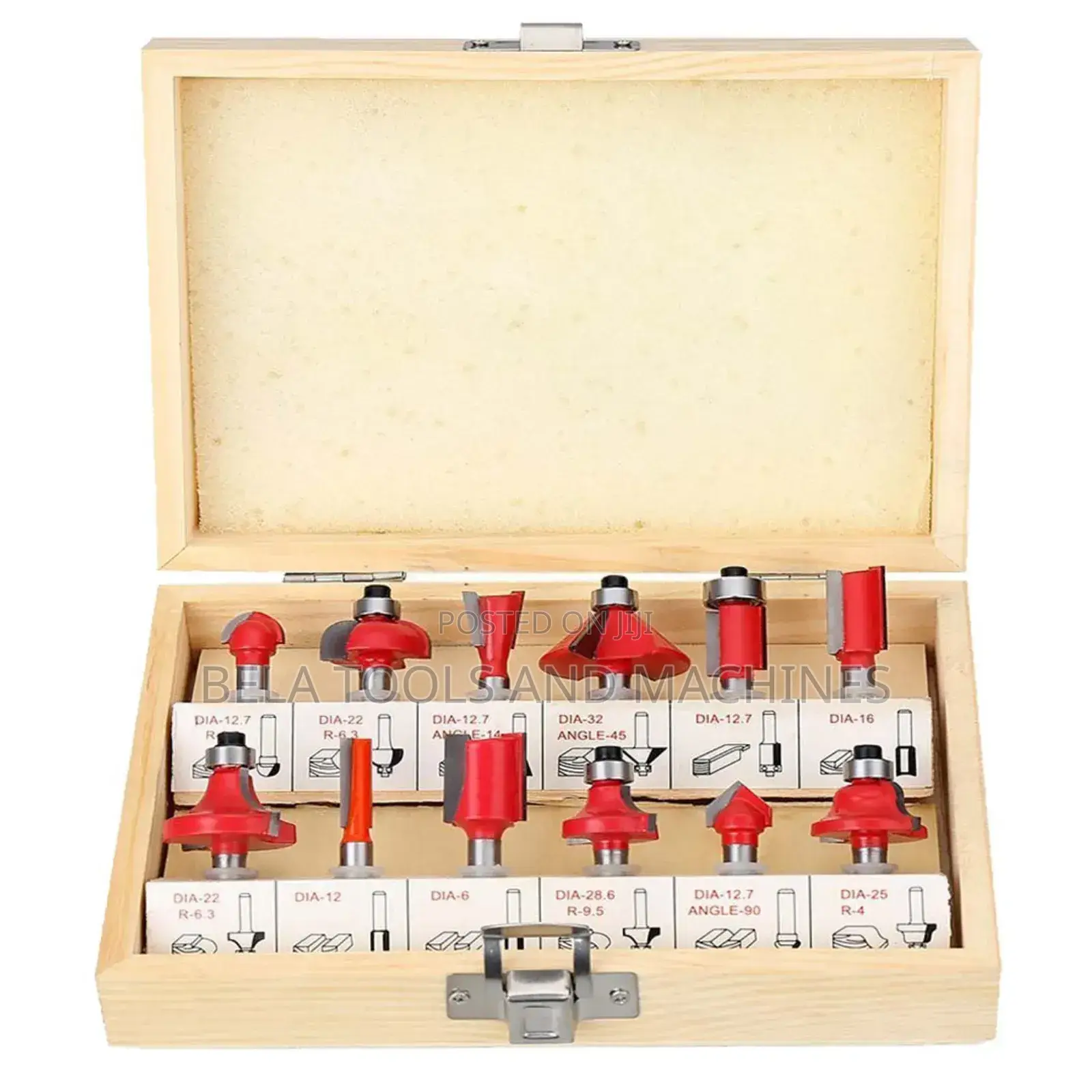 15 Piece Router Bit