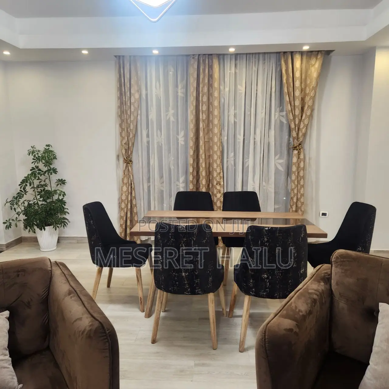 Furnished 3bdrm Apartment in Bole for rent