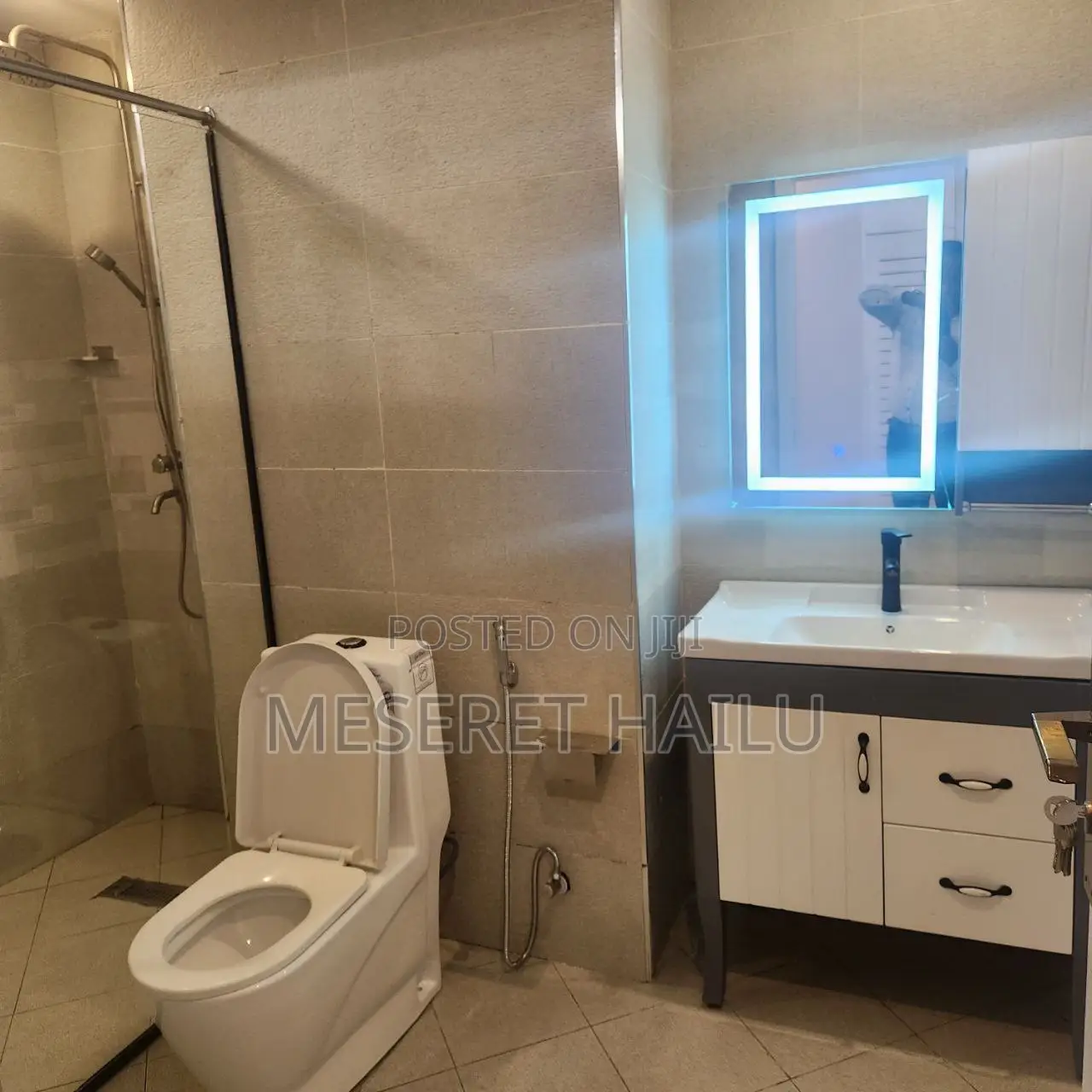 Furnished 3bdrm Apartment in Bole for rent