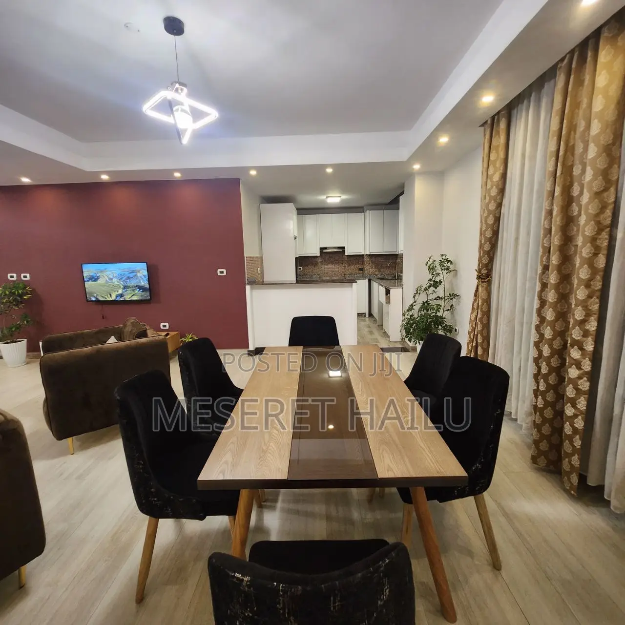 Furnished 3bdrm Apartment in Bole for rent