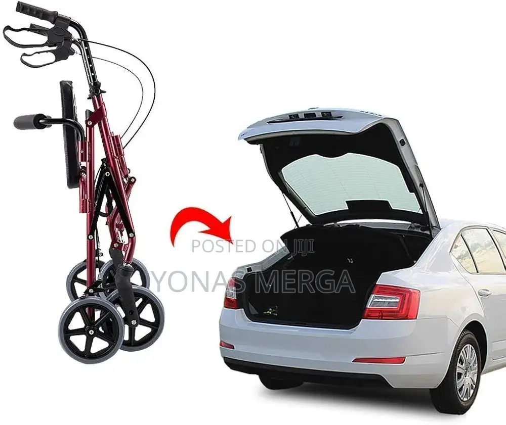 Lightweight Folding Aidrolling Walker for Adult,Elderly Hand