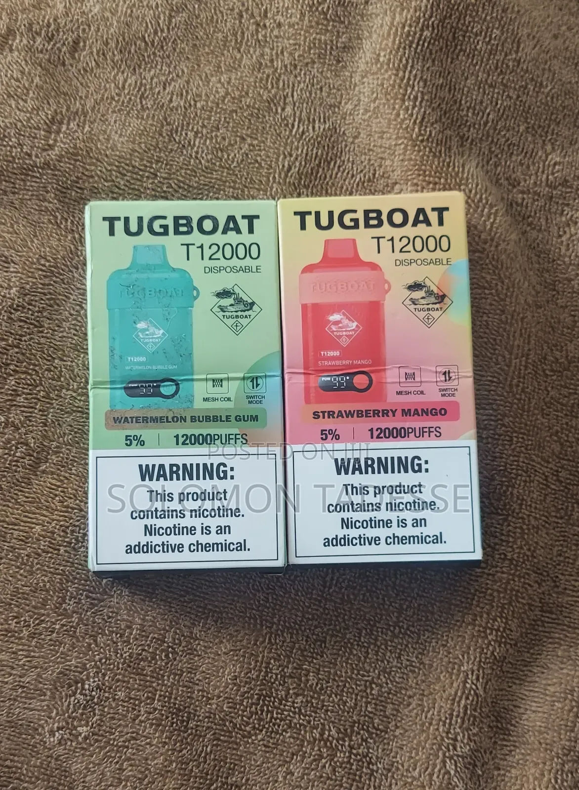 Tugbot Vape 12000puff Watermilon Flover
