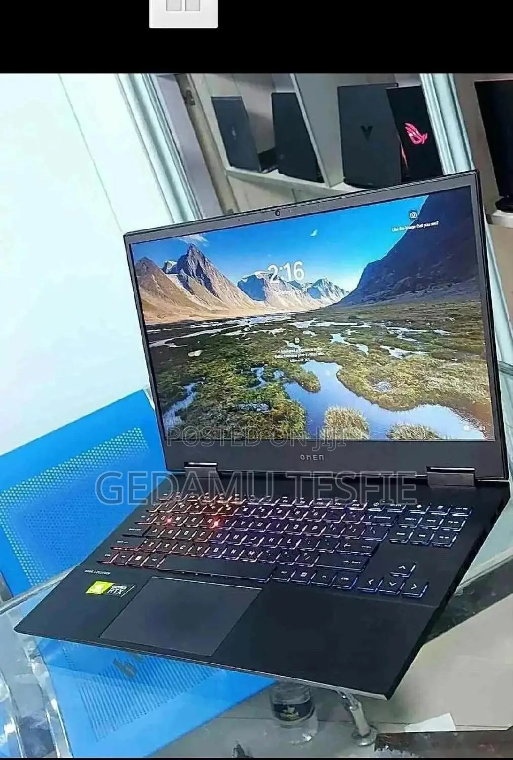 New Laptop HP Omen 15 16GB Intel Core i7 SSD 512GB