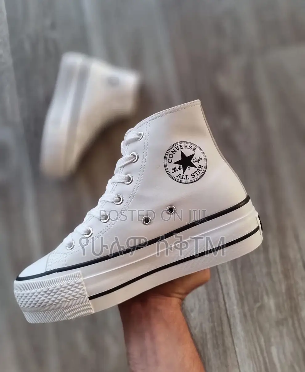 Original Converse All Star Chuck Taylor High Leather Shoes