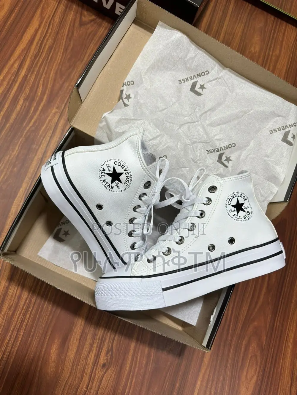 Original Converse All Star Chuck Taylor High Leather Shoes