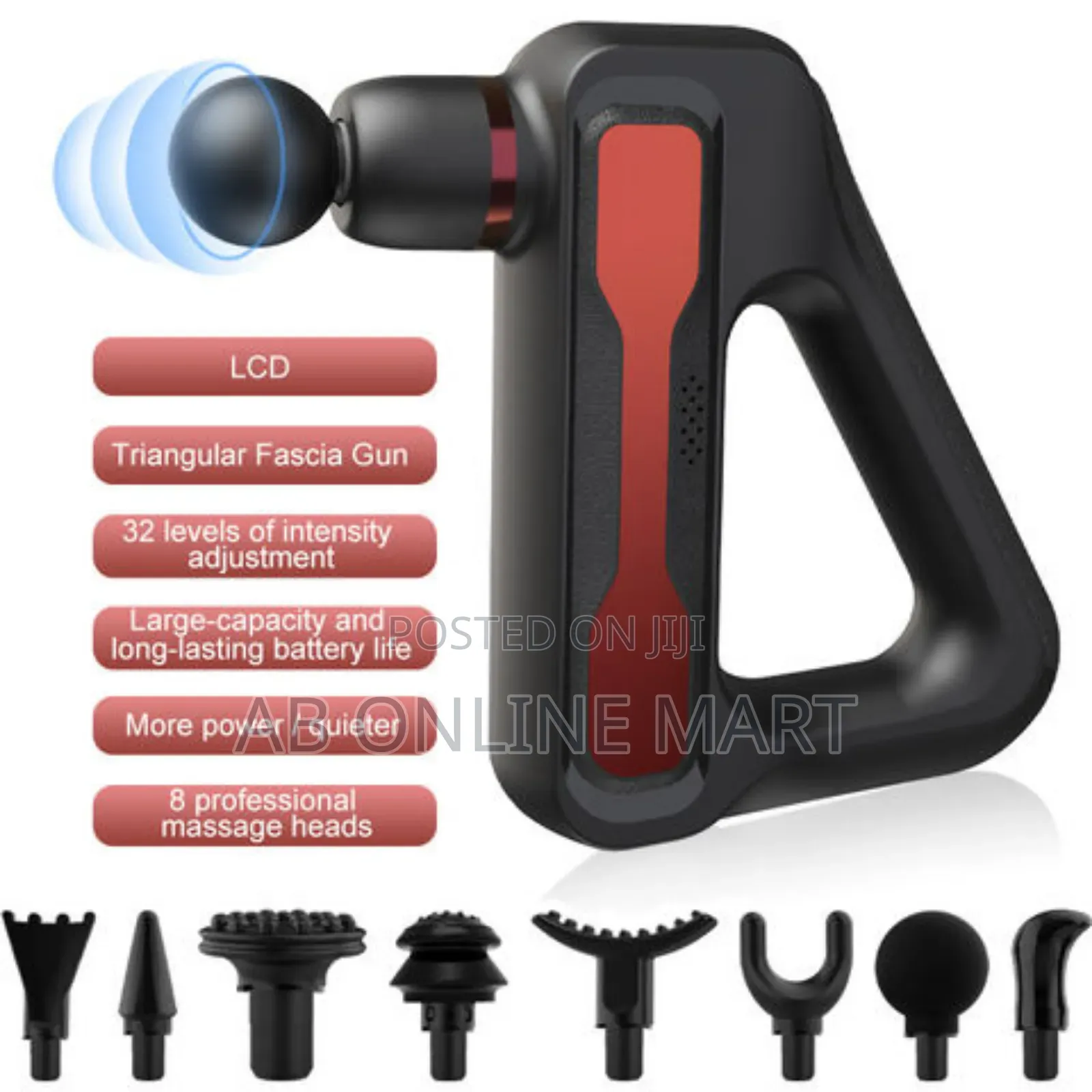 8in1 Massage Gun With 32 Speed Levels