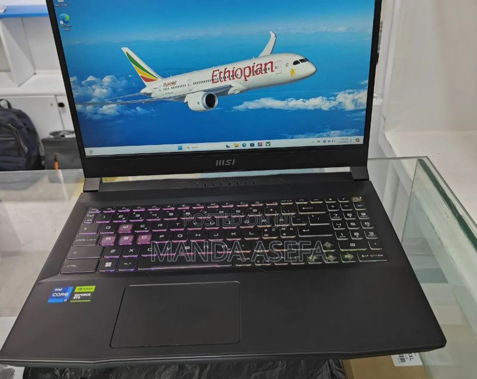 New Laptop MSI 16GB Intel Core I7 SSD 512GB