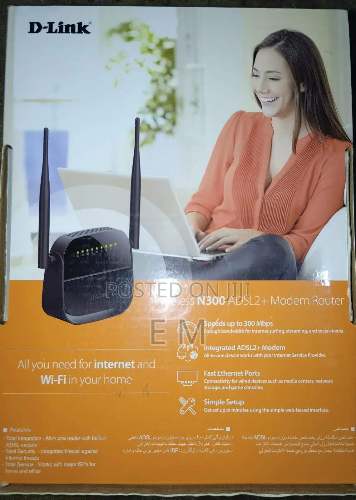 Wireless N300 Adsl2 + Modem Router(One Piece Left)