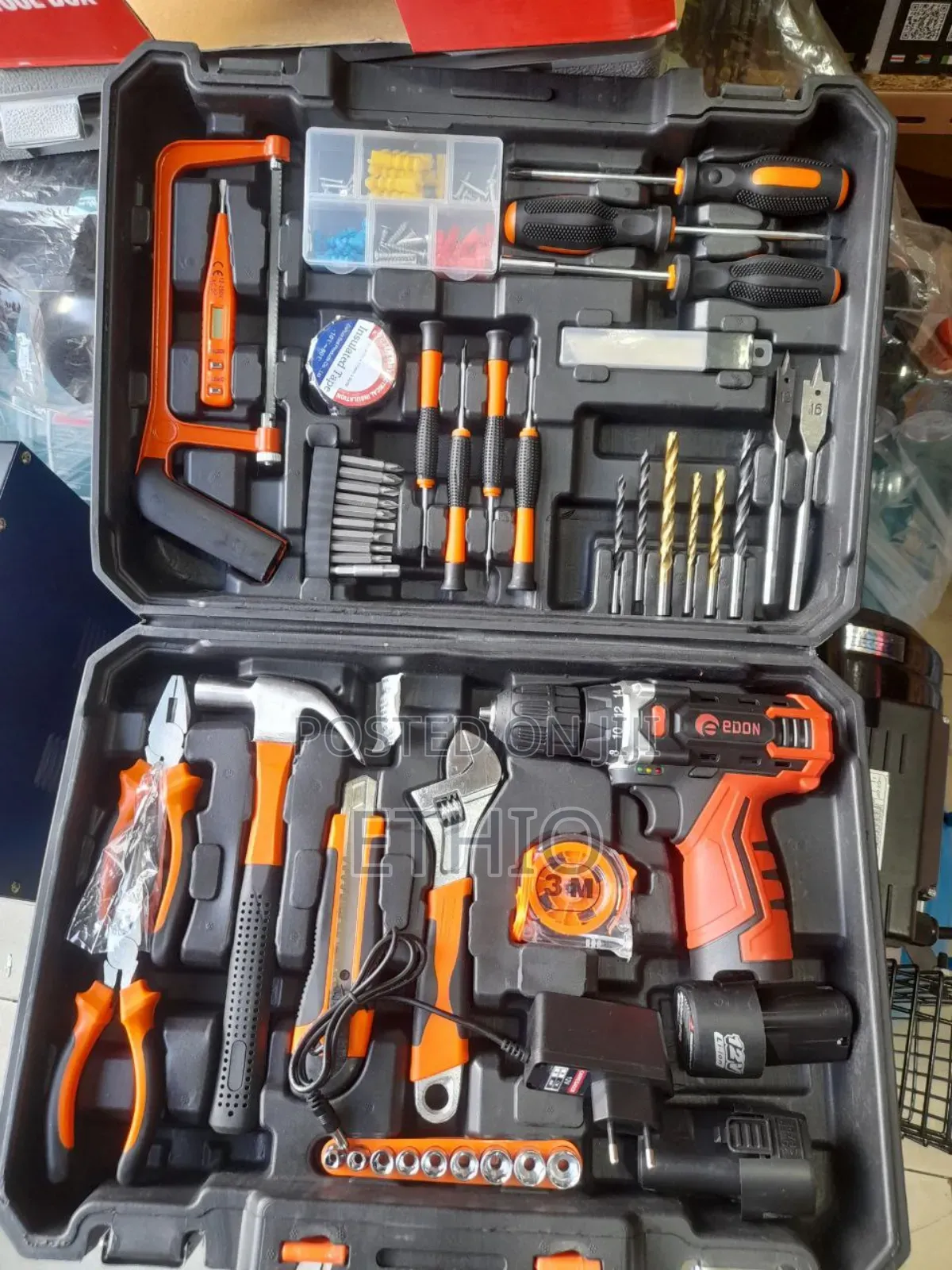 Edon Tool Box 12v Rechargeable Drill