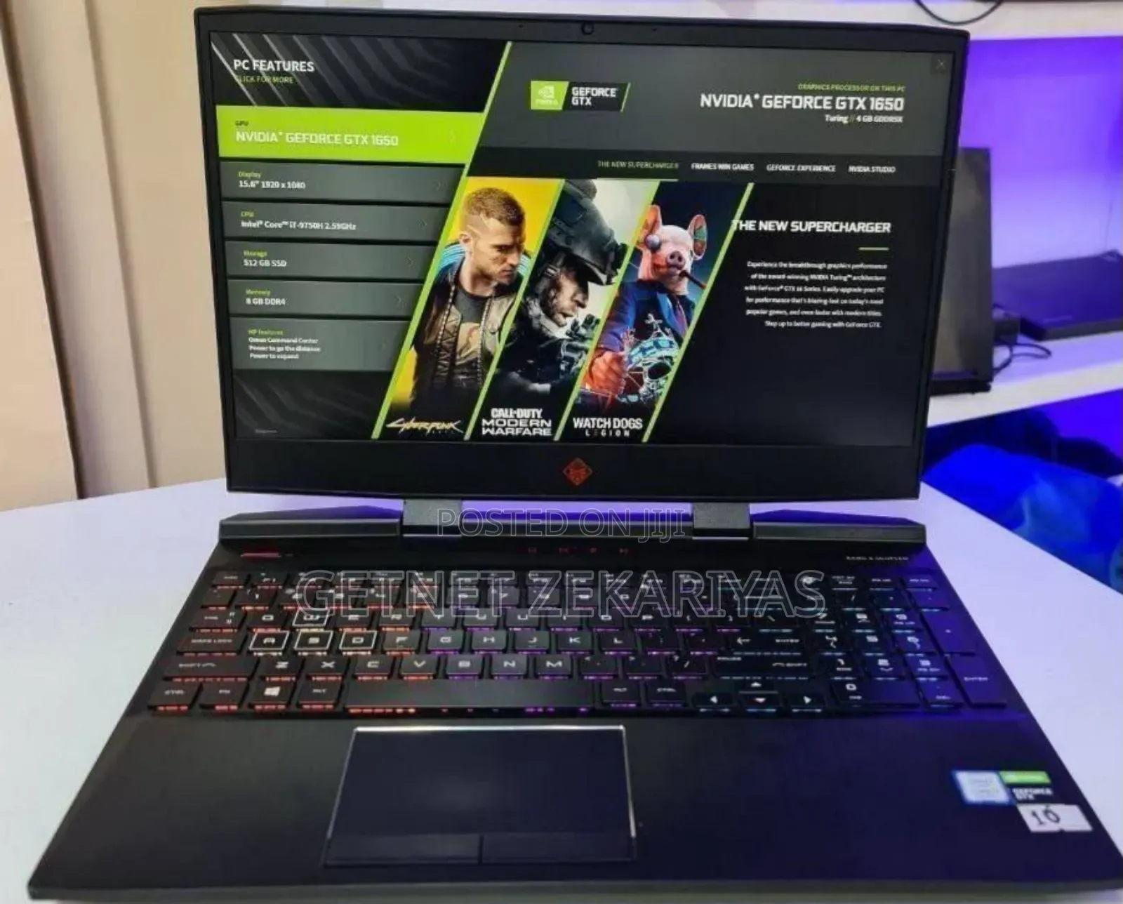 New Laptop HP Omen X 8GB Intel Core I5 HDD+SSD 128GB