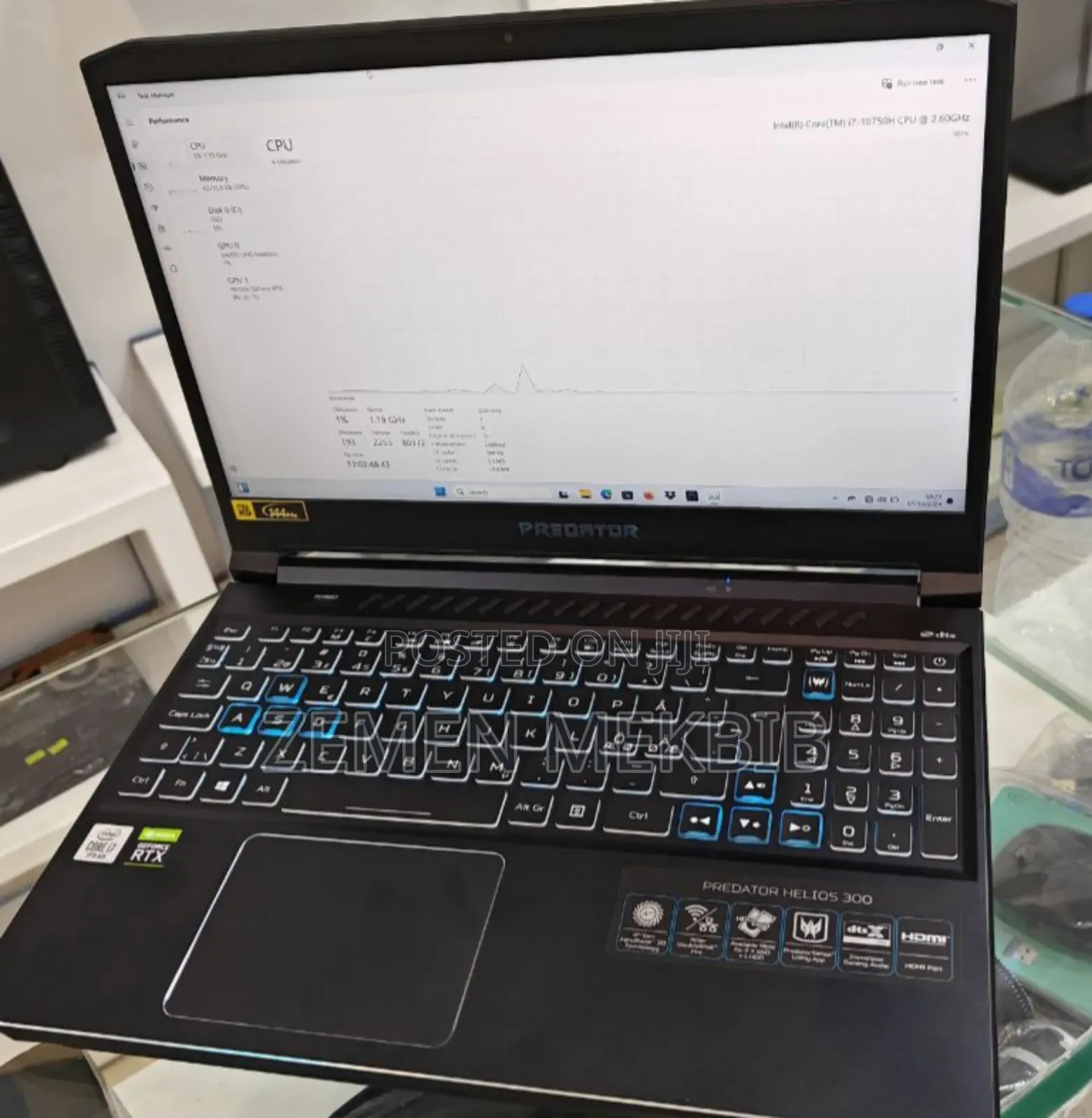 New Laptop Acer Predator Helios 300 16GB Intel Core I7 SSD 1T