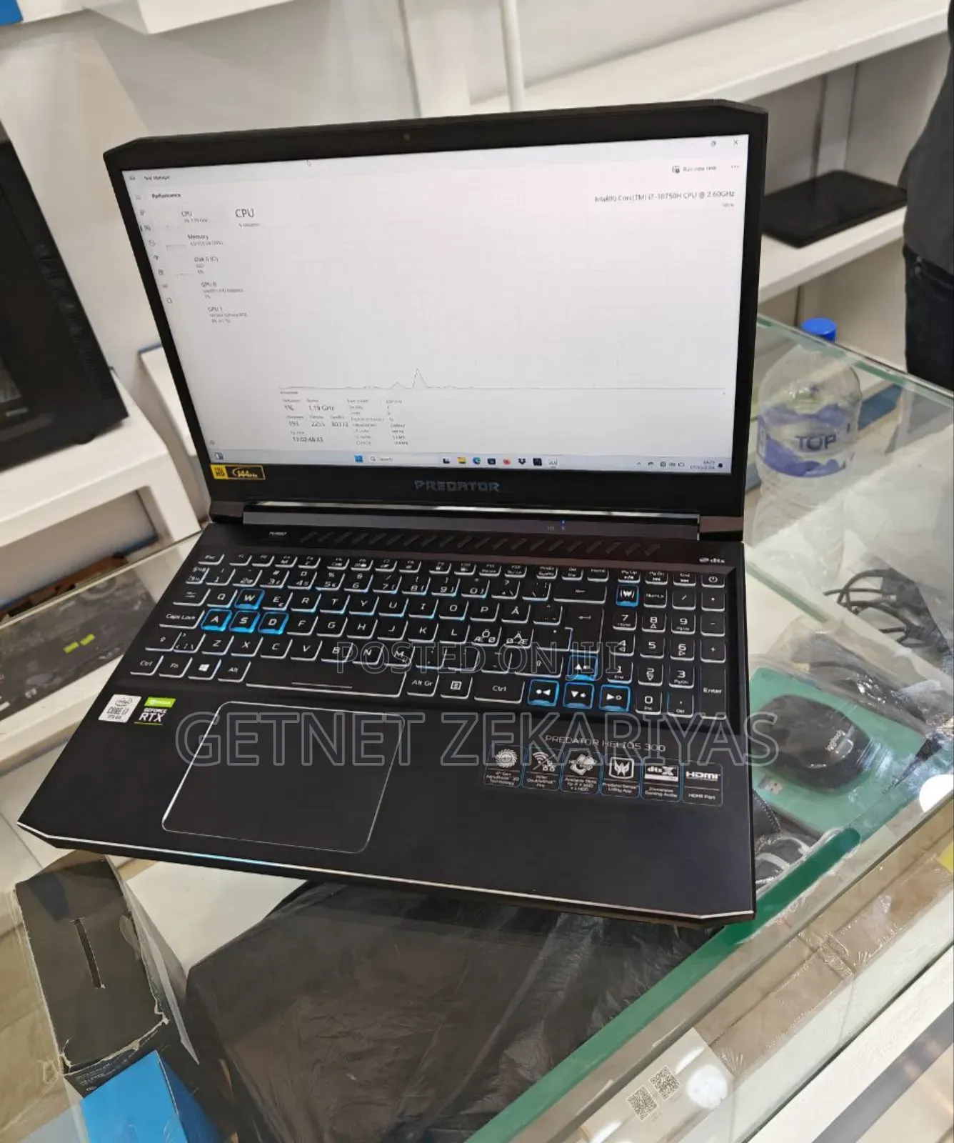 New Laptop Acer Predator Helios 300 16GB Intel Core I7 SSD 1T