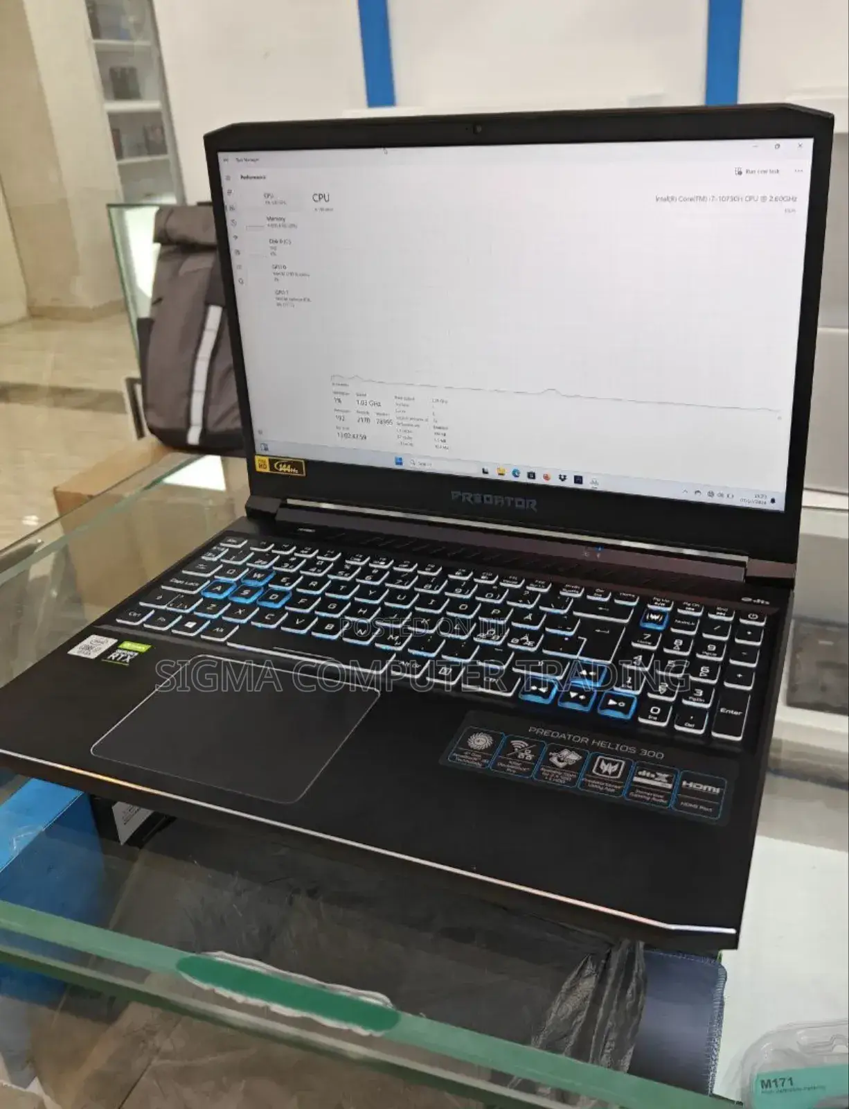 New Laptop Acer Predator Helios 300 16GB Intel Core I7 SSD 1T