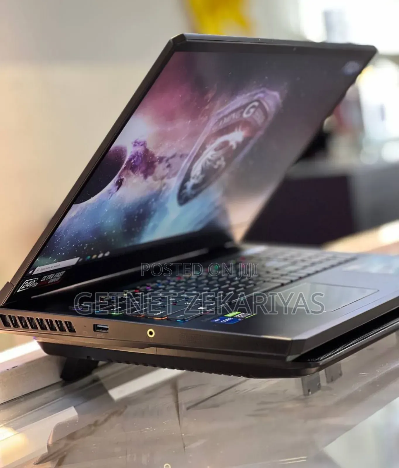 New Laptop MSI GP73 Leopard 8RE 16GB Intel Core I7 SSD 1T