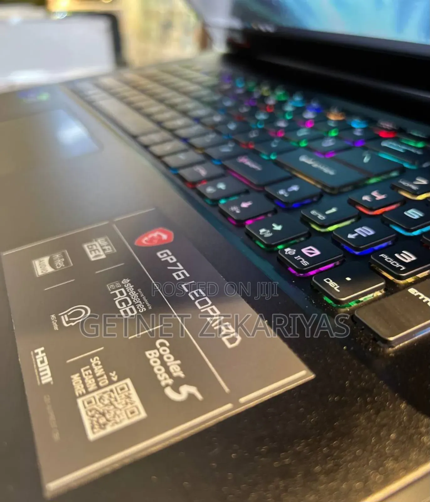 New Laptop MSI GP73 Leopard 8RE 16GB Intel Core I7 SSD 1T