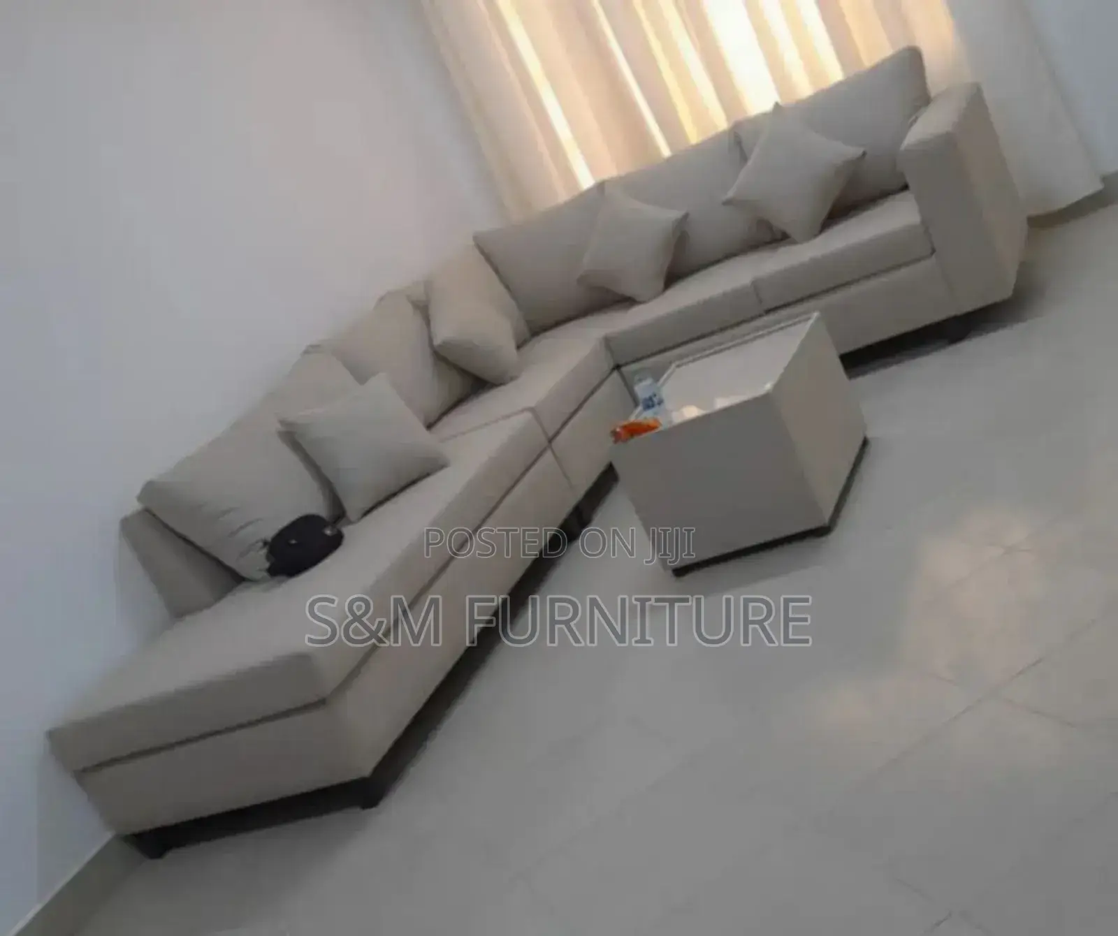 Classy L Shape Sofa With Table