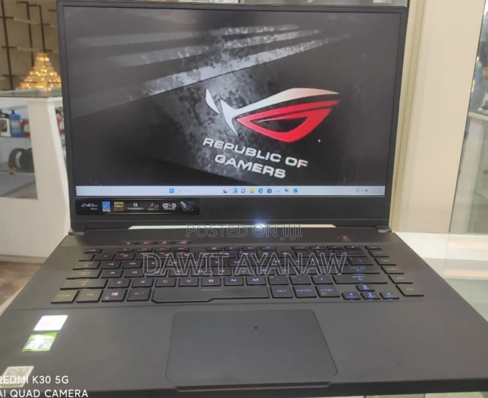 New Laptop Asus ROG Zephyrus G15 16GB Intel Core I7 SSD 1T