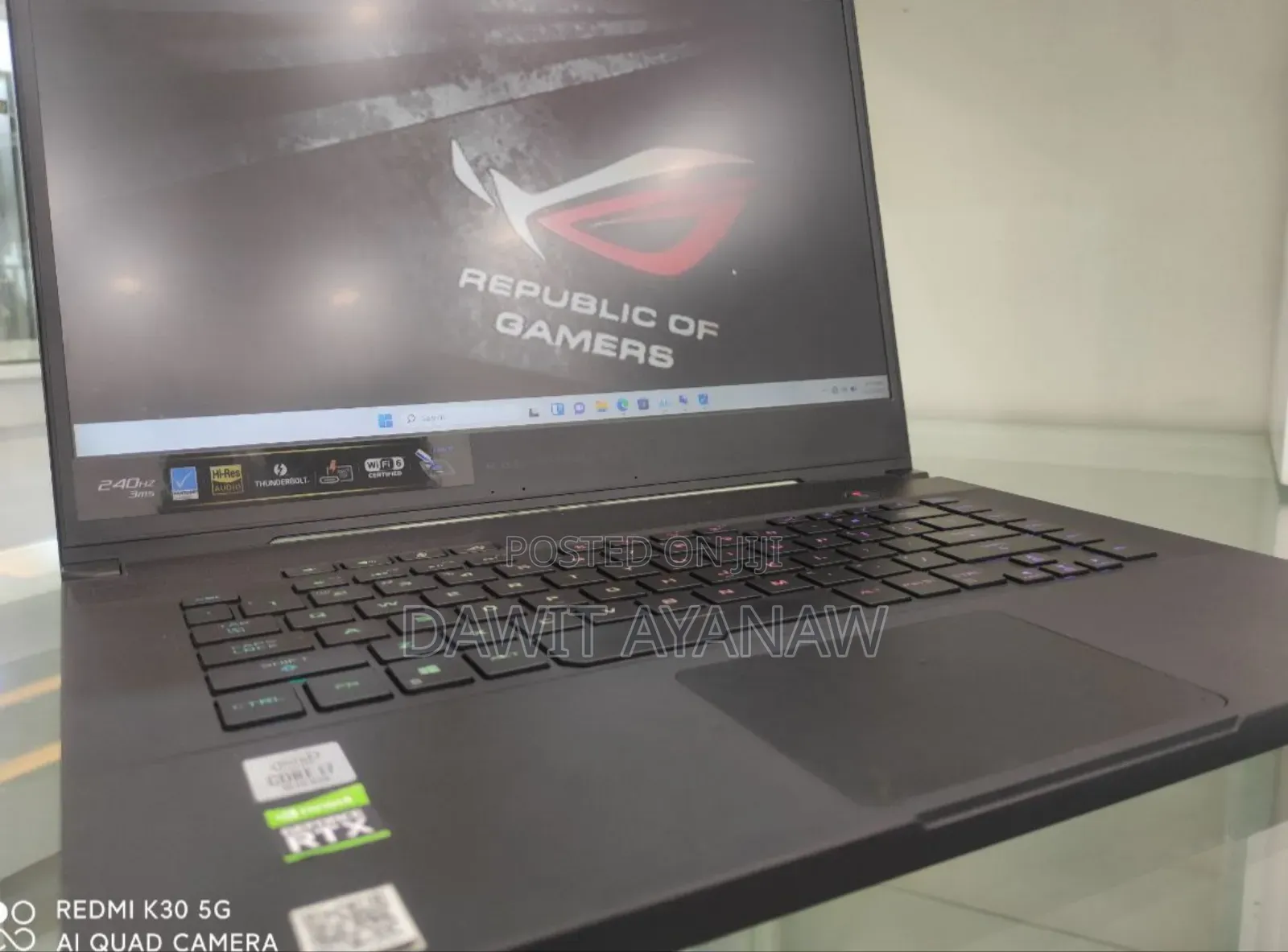 New Laptop Asus ROG Zephyrus G15 16GB Intel Core I7 SSD 1T