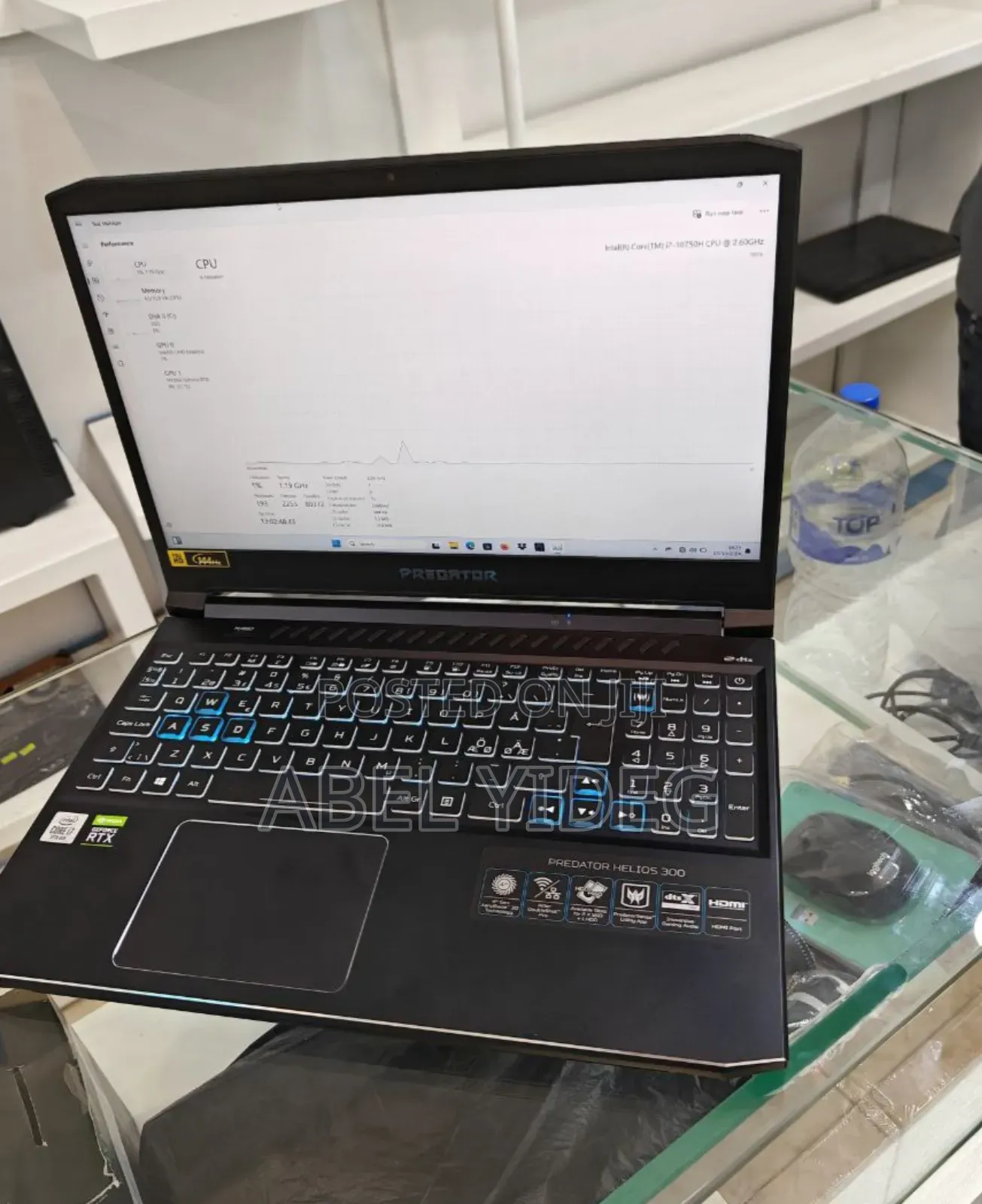 New Laptop Acer Predator Helios 300 16GB Intel Core I7 SSD 1T