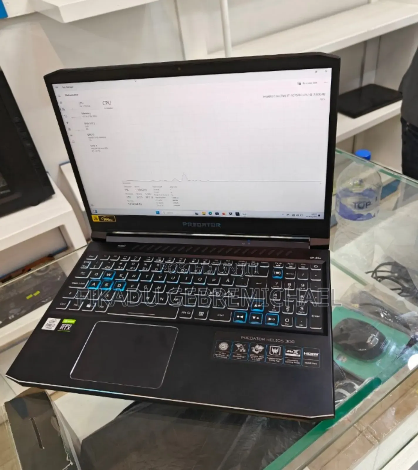 New Laptop Acer Predator Helios 300 16GB Intel Core I7 SSD 1T