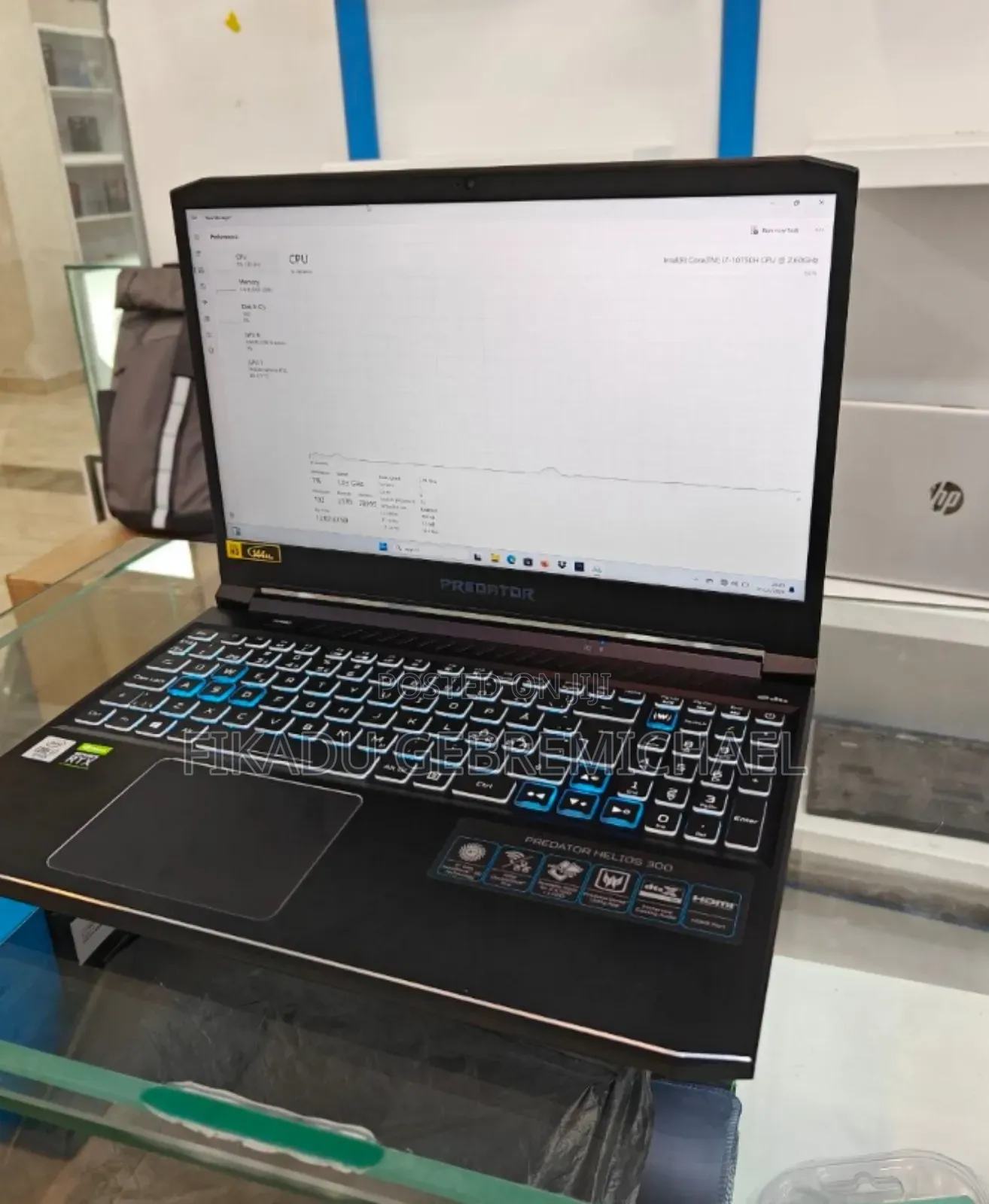 New Laptop Acer Predator Helios 300 16GB Intel Core I7 SSD 1T