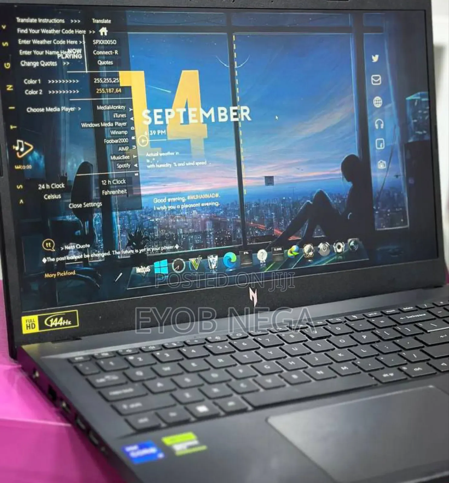 New Laptop Acer Nitro 5 16GB Intel Core I7 SSD 512GB