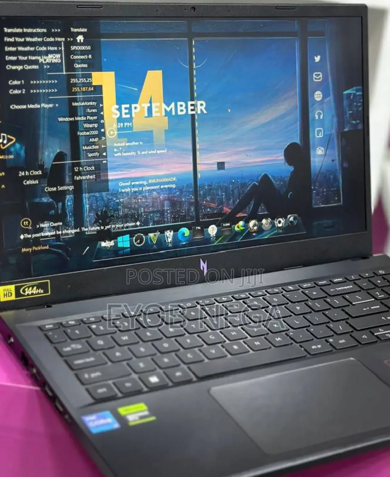 New Laptop Acer Nitro 5 16GB Intel Core I7 SSD 512GB