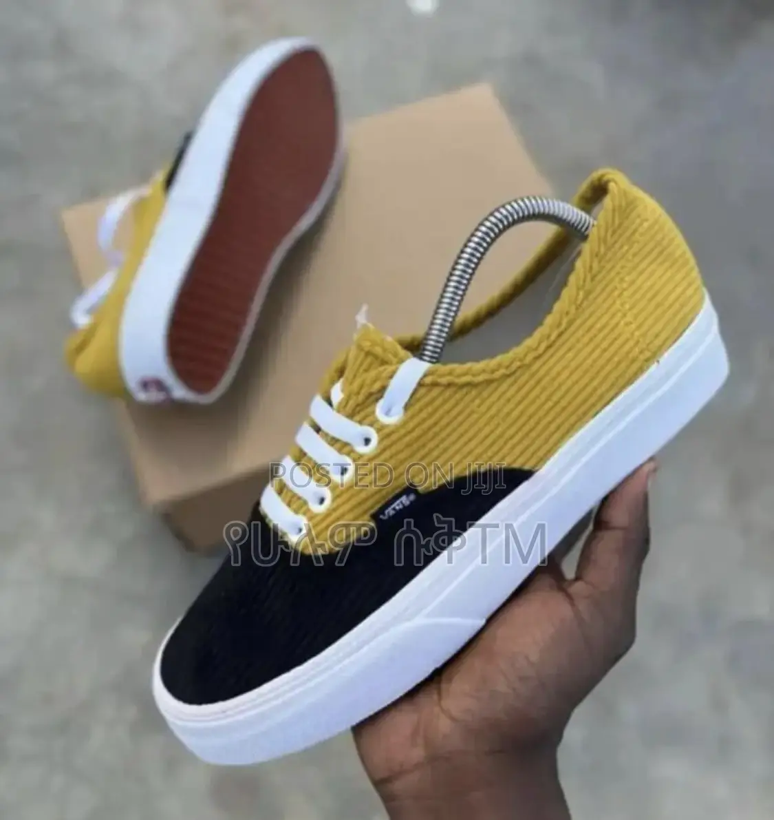 Original Vans PRO ERA ‘Yellow Velvet’ Low Top Men’S Shoes