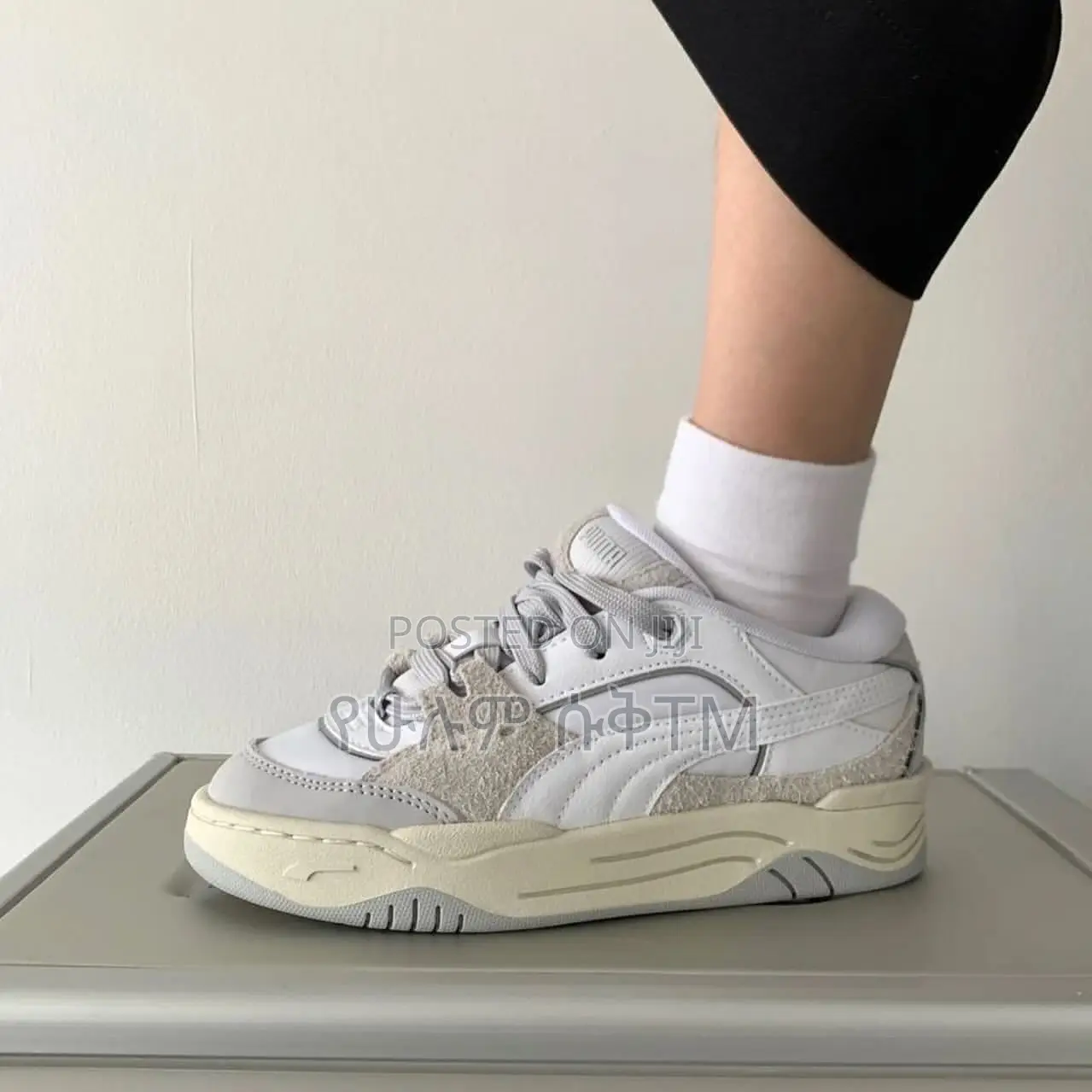 Original Puma 180 ‘Vapor Gray’ Women’S Chunky Sneakers Shoes