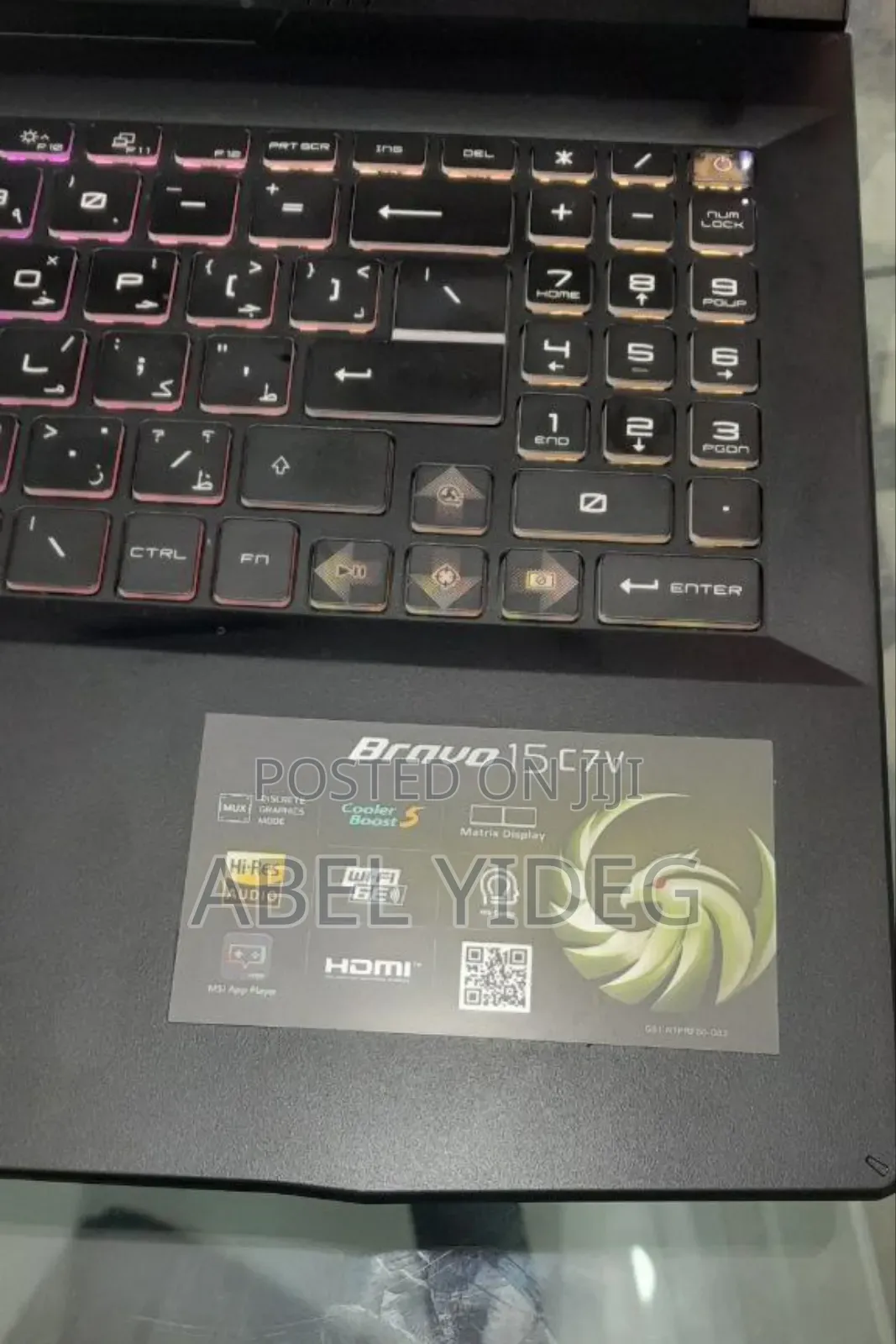 New Laptop MSI 16GB AMD Ryzen 7 SSD 512GB