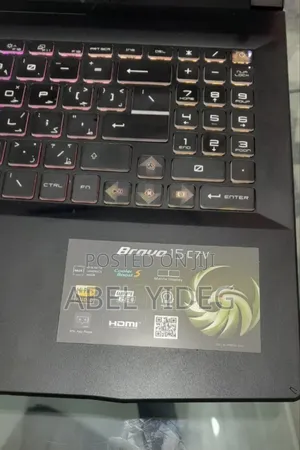 New Laptop MSI 16GB AMD Ryzen 7 SSD 512GB