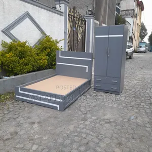 1,20 Cm አልጋ እና 80 Cm ቁምሳጥን