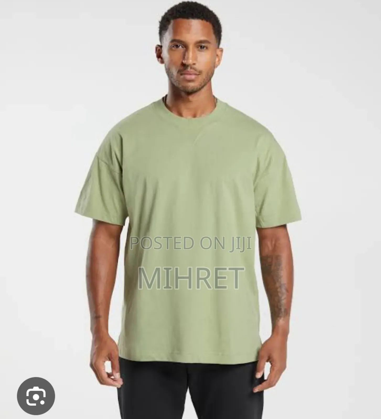 Light Silver and Light Green T-Shirt