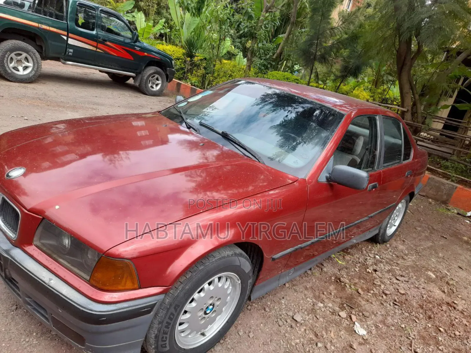 BMW 318i 1992 Burgundy