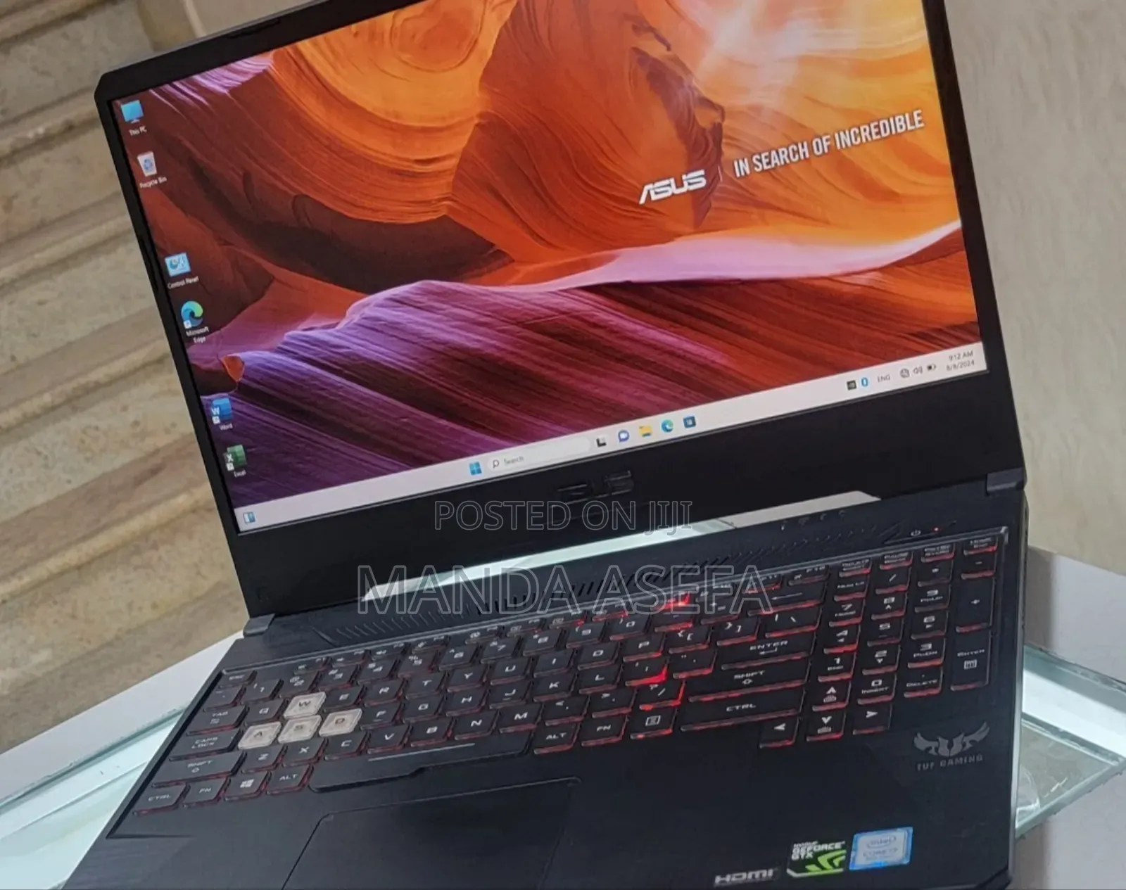 New Laptop Asus 16GB Intel Core I7 SSD 512GB